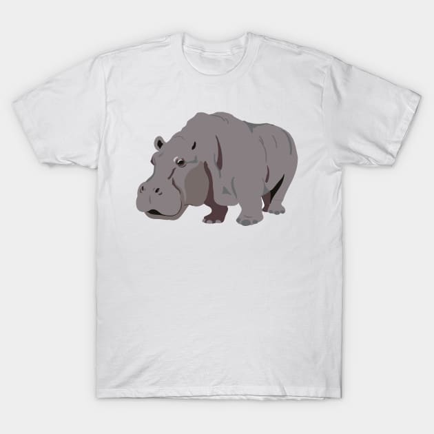 Hippo T-Shirt by kawaii_shop